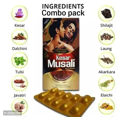 Kesar Musli For strength stamina power (Men  Women) Capsule 20.-thumb2