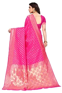 Trendy Banarasi Stylish Saree With Blouse-thumb3