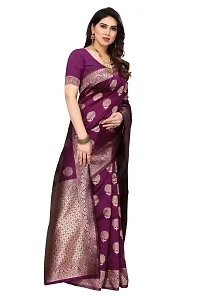 Women Art Silk Saree with Blouse piece-thumb3