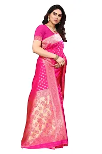 Trendy Banarasi Stylish Saree With Blouse-thumb2