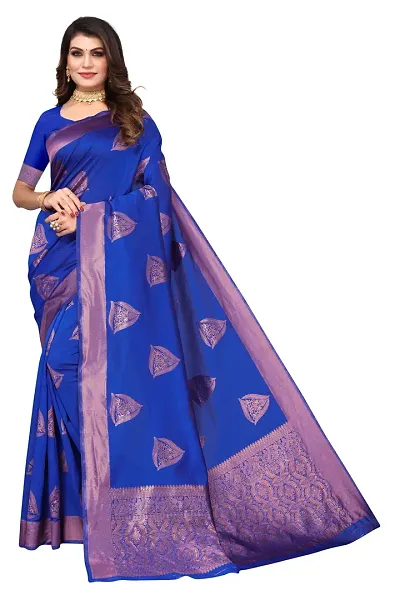 Cotton Silk Jacquard Sarees with Blouse Piece