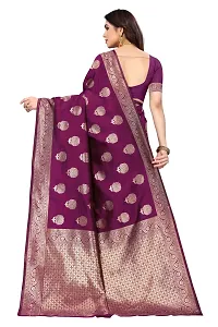 Women Art Silk Saree with Blouse piece-thumb1