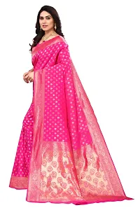 Trendy Banarasi Stylish Saree With Blouse-thumb1