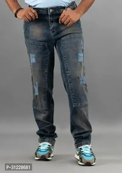 Stylish Denim Solid Jeans for Men