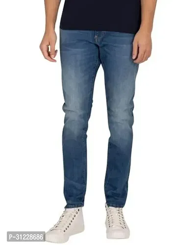 Stylish Denim Solid Jeans for Men-thumb0