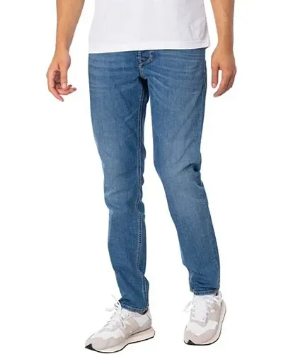 Stylish Denim Solid Jeans for Men