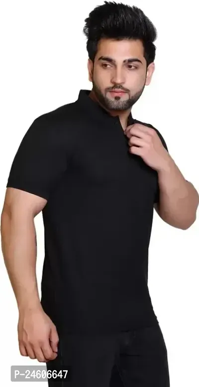 Mans Trendy Half Sleeve Polo Tshirt For Man-thumb2