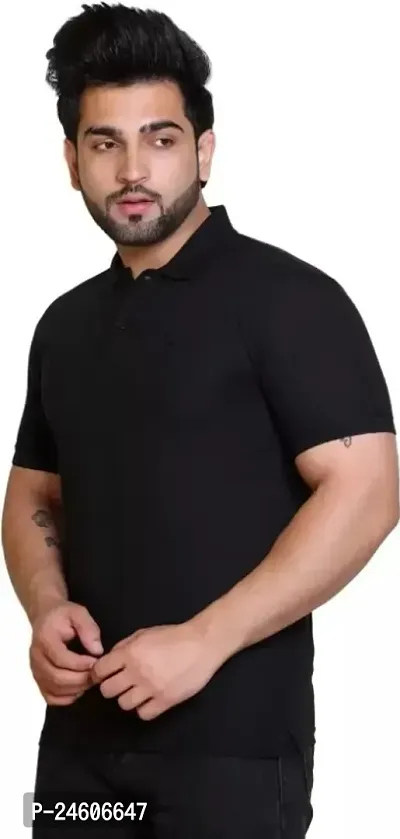 Mans Trendy Half Sleeve Polo Tshirt For Man-thumb3