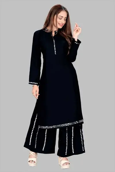 Fancy Rayon Kurta Set For Women