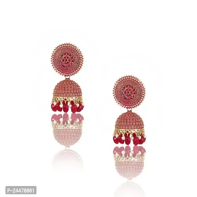 Stylish Women Brass Western Earring-thumb2