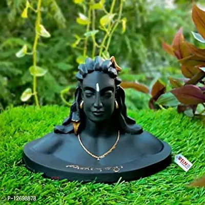 Adiyogi Statue for Car Adiyogi Black Statue for Home,Office Adiyogi Statue for Car Accessories-thumb3