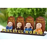 Resin Buddha Peaceful Monk showpiece-thumb2
