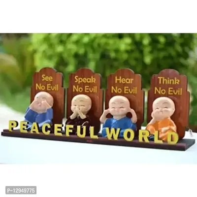 Resin Buddha Peaceful Monk showpiece-thumb3