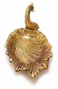 Golden Metal Decorative Swan Shape Bowl/Tray Or Duck Bowl for Flower Petal, Snacks or Dessert Platter-thumb4