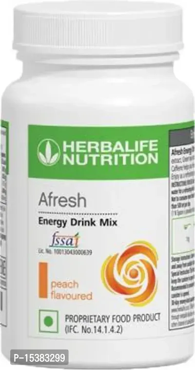 Afresh Protein Blends Energy Drink Mix - Peach Flavour Protein Blends  (50 g, Peach)-thumb0
