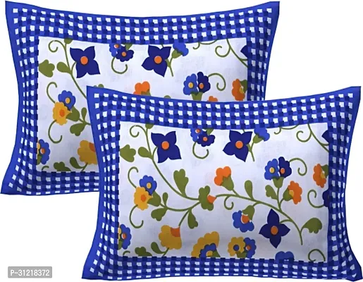 Cotton Printed Double Bedsheet With 2 Pillows-thumb3