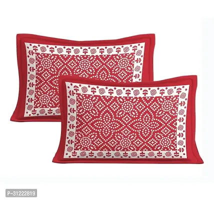 Cotton Printed Double Bedsheet With 2 Pillows-thumb3