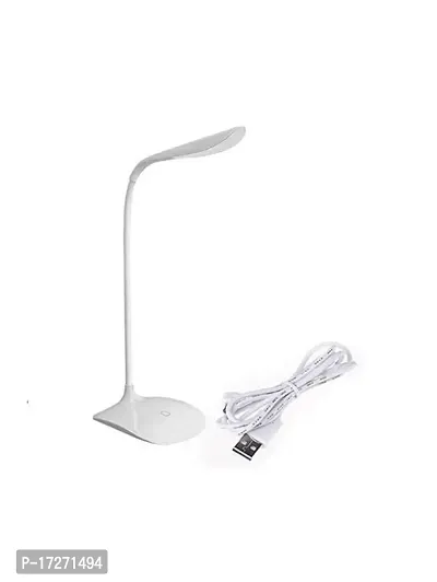 SwadesLED Reading Light, Rechargeable Desk Light with Flicker Free, Touch On/Off Switch Table Light, Emergency Light Student Eye Protection Desk Book Lamp