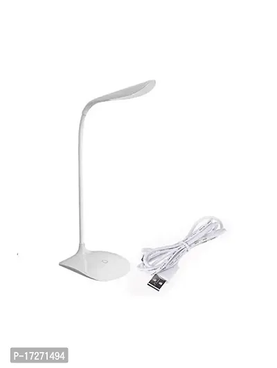 SwadesLED Reading Light, Rechargeable Desk Light with Flicker Free, Touch On/Off Switch Table Light, Emergency Light Student Eye Protection Desk Book Lamp-thumb0