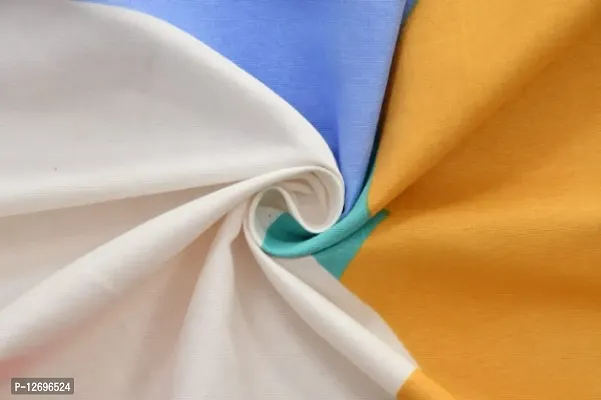 Multicolored 300 TC Zipper Cotton Blend Single Printed Duvet/Rajai Cover (90x60)-thumb3