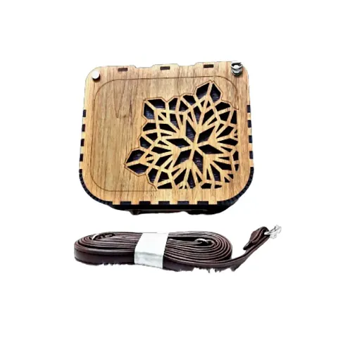 Stylish Wooden Handcrafted Sling Bags For Women