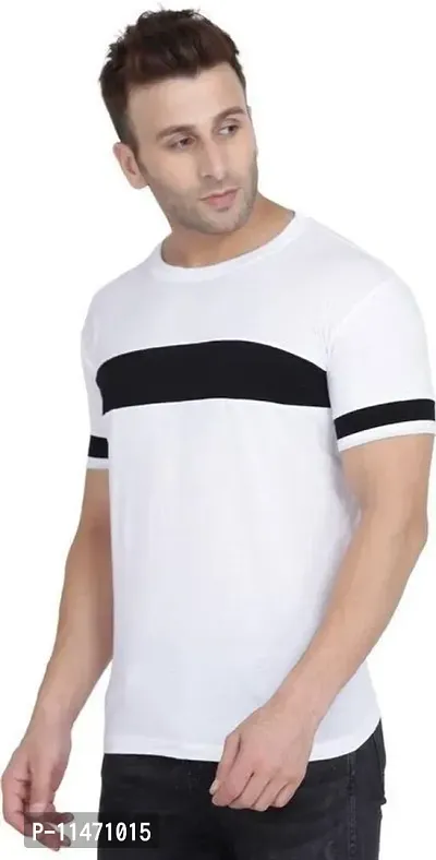 Men Cotton Blend Casual T-shirt