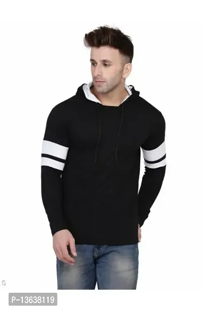Fancy Cotton Printed Hoodie For Men-thumb0