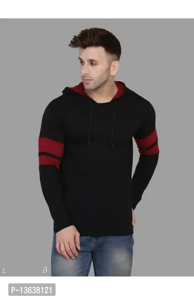 Fancy Cotton Printed Hoodie For Men-thumb0