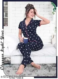 THE FABULOUS FAB Rayon Night Suit, Night Wear Pyjama Set for Women  Girls-thumb4