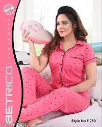 THE FABULOUS FAB Rayon Night Suit, Night Wear Pyjama Set for Women  Girls-thumb1