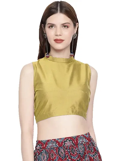 Maroon printed high neck crop top and layered lehenga- Set Of Two by  Ambraee | The Secret Label