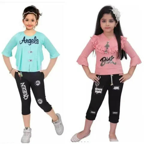 Kids Girls Blend Clothing Set Combo 2