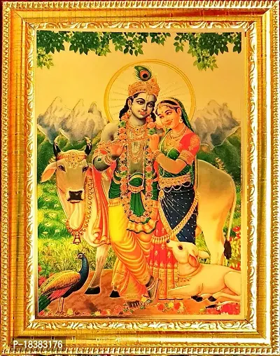 Suninow god goddess photo frame | god photo for pooja| photo frame (radha krishna)