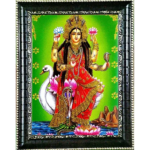 Suninow MANSA Devi | NAG Devi | Goddess of Snakes | Hindu Goddess Religious Frame (7 x 5 cm)