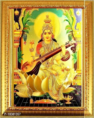 Suninow Saraswati Photo Frame |God Photo Frames | Wall D?cor Photo Frame | Photo Frame