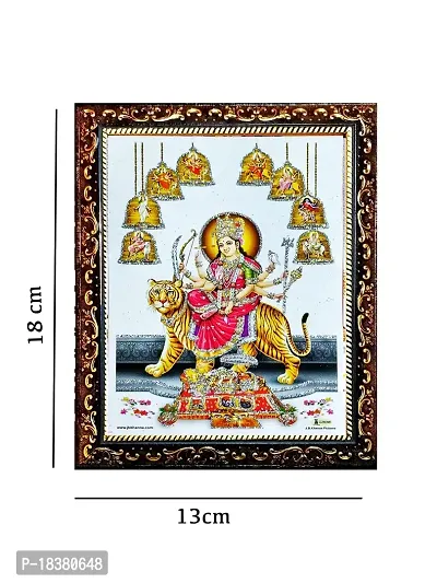 Suninow digital art photo of durga maa with frame | god goddess photo frame-thumb3