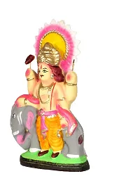 Suninow vishwakarma ji Idol | vishwakarma murti | vishwakarma murti Marble (14 x 8 x 4 cm )-thumb1