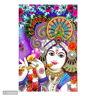 Suninow bal gopal photo frame God goddess Religious Framed Painting for Wall and Pooja/Hindu Bhagwan Devi Devta Photo Frame/God Poster for Puja (bal krishna)-thumb2