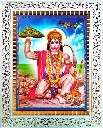 Suninow God Religious Framed Painting for Wall and Pooja/Hindu Bhagwan Devi Devta Photo Frame/God Poster for Puja