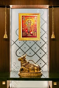 Suninow gold foil embossed balaji darbar photo frame | panchmukhi hanuman photo frame | salasar, mehendipur balaji photo frame | god goddess photo frame | god photo frame (balaji darbar)-thumb3