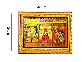 Suninow shyam baba, hanuman ji, and krishna ji photo frame | God photo Religious Framed Painting for Wall and Pooja/Hindu Bhagwan Devi Devta Photo Frame/God Poster for Puja (33 x 24 cm)-thumb3