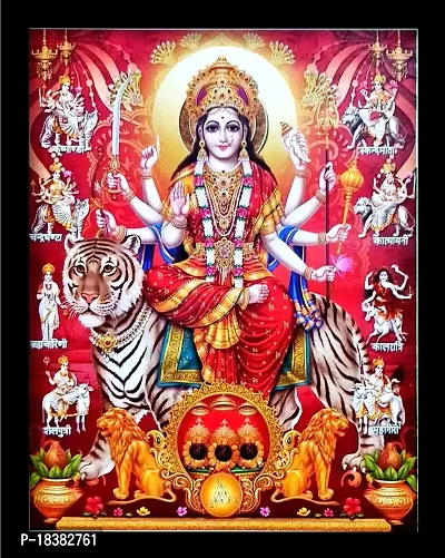 VCARTNOW God nav durga maa photo frame for Wall and Pooja Hindu Bhagwan  Devi Devta Religious Frame Price in India - Buy VCARTNOW God nav durga maa  photo frame for Wall and