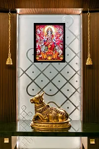 Suninow digital art durga maa photo frame | God Religious Framed Painting for Wall and Pooja/Hindu Bhagwan Devi Devta Photo Frame/God Poster for Puja (29 x 23 cm)-thumb2