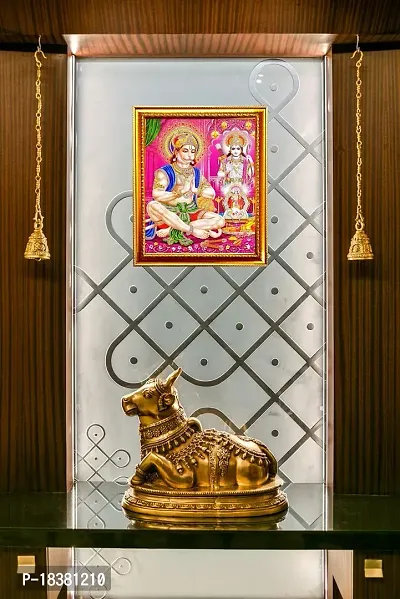 Suninow God HANUMAN PHOTO FRAME Religious Framed Painting for Wall and Pooja/Hindu Bhagwan Devi Devta Photo Frame/God Poster for Puja (29 X 23 CM) (hanuman)-thumb3