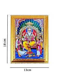 Suninow Digital Art Photo Frame of vishwakarma ji | god Goddess Photo Frame-thumb2