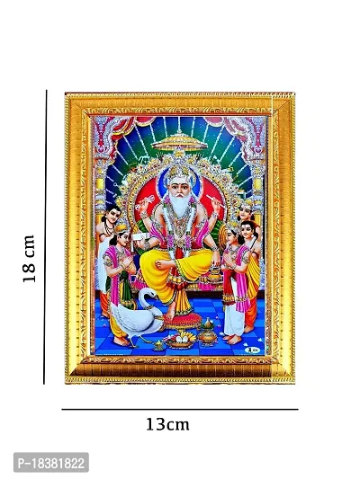 Suninow Digital Art Photo Frame of vishwakarma ji | god Goddess Photo Frame-thumb3