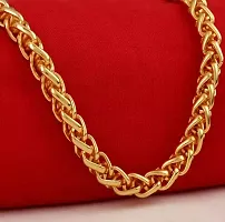 V.K Fashion Most Popular Spiral Rope Link Gold Plated Chain For Men  Boys-thumb3