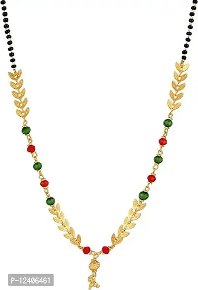 V.K Fashion Women's Pride Traditional Gold Plated Mangalsutra For Women-thumb0