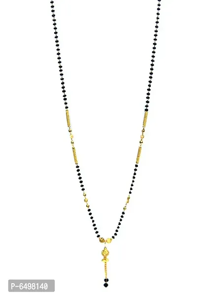 traditional gold plated mangalsutra for women-thumb0