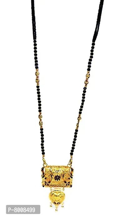 Fashion Womens Pride Traditional Gold Plated Mangalsutra For Women-thumb3